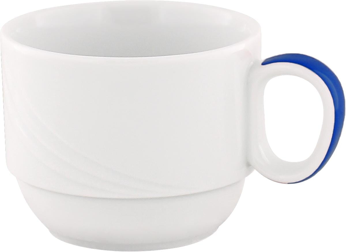 Spezialobertasse Relief 0.18l DONNA SENIOR dunkelblau stapelbar