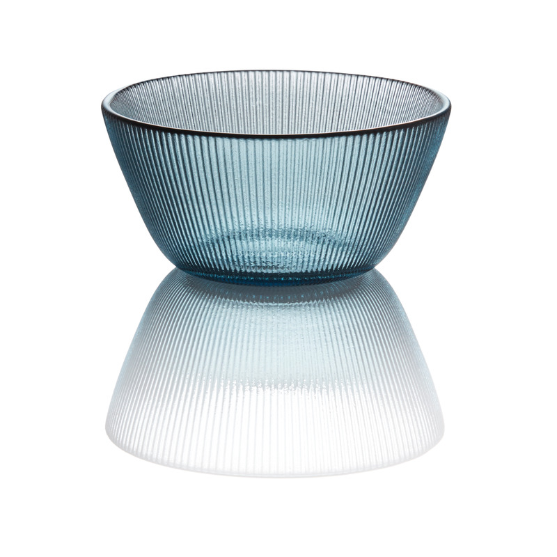 Glas Schale S H5cm STYLE LIGHTS blaugrün