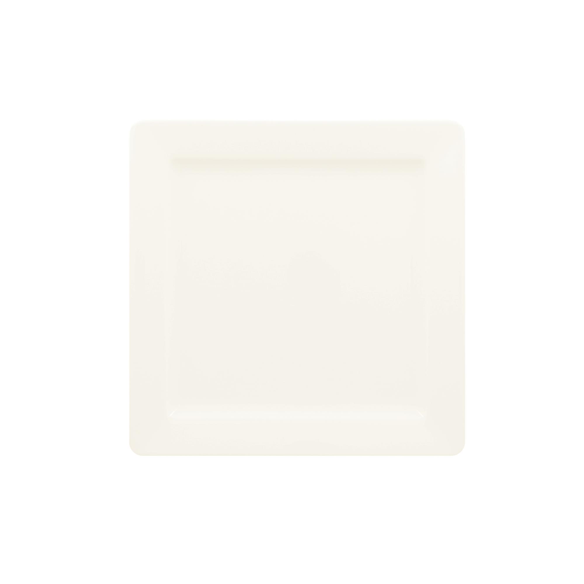 Teller eckig 24x24x2,2cm CORE white