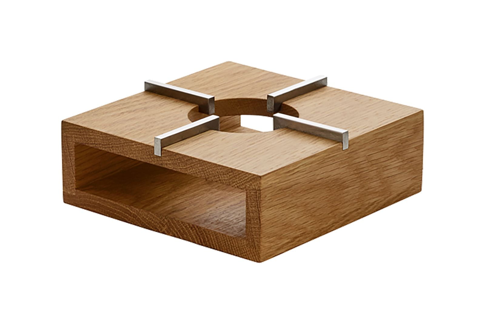 Stövchen 14x14cm Holz Wood Eiche