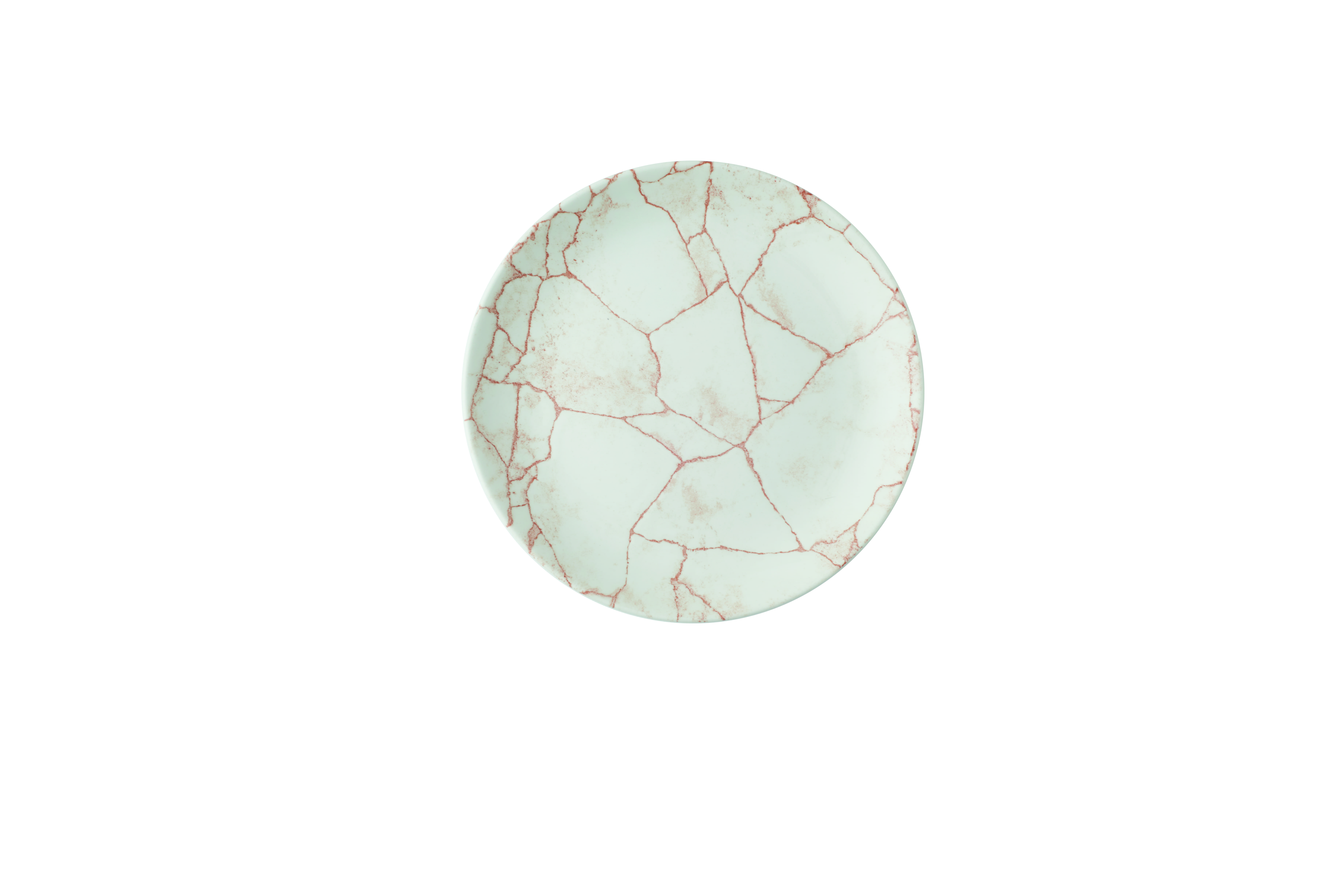 Teller flach coup 21,7cm KINTSUGI coral