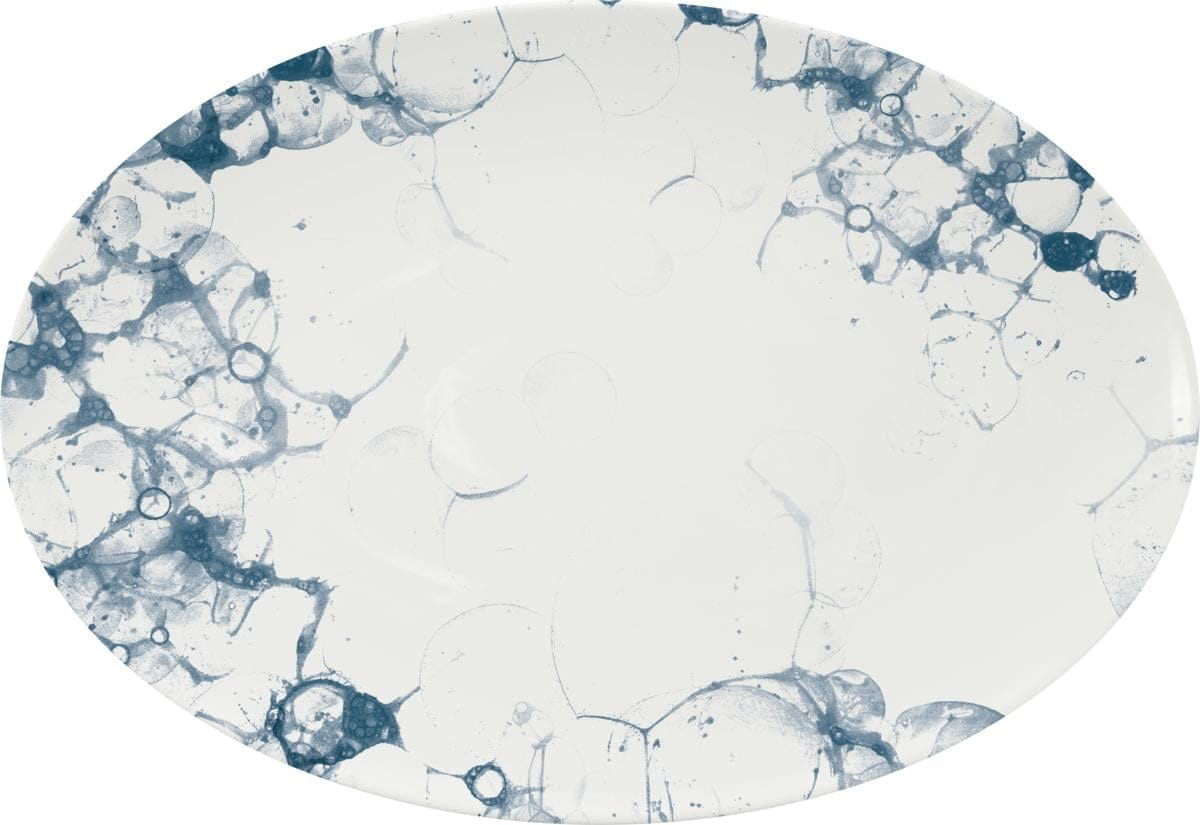 Platte oval coup 33x23cm UNLIMITED bubbles