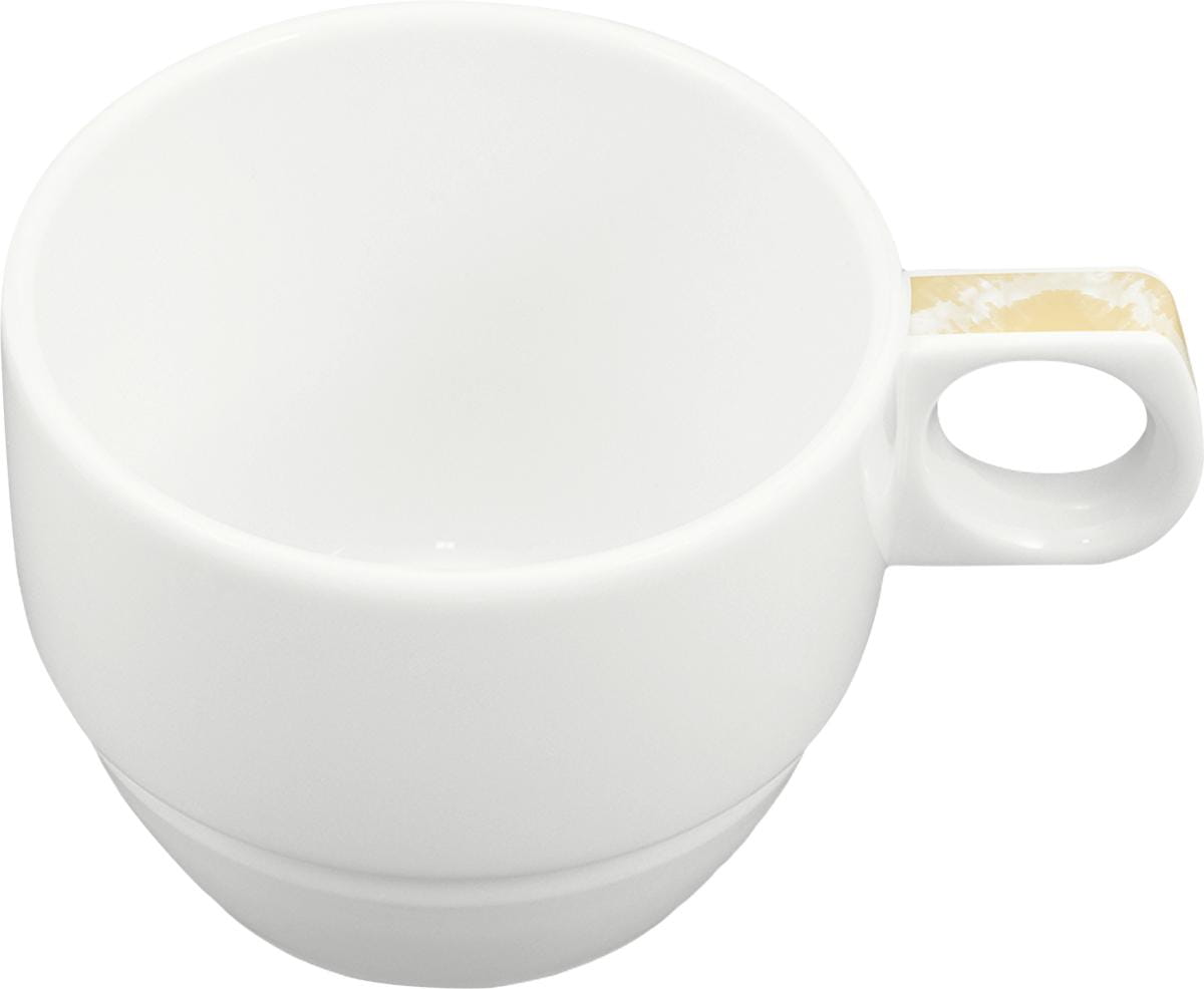 Kaffeetasse stapelbar 0,18l DIMENSION calmera yellow