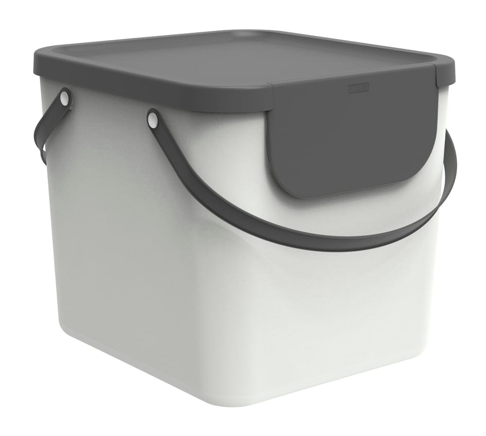 Abfallbehälter 40L ALBULA weiß