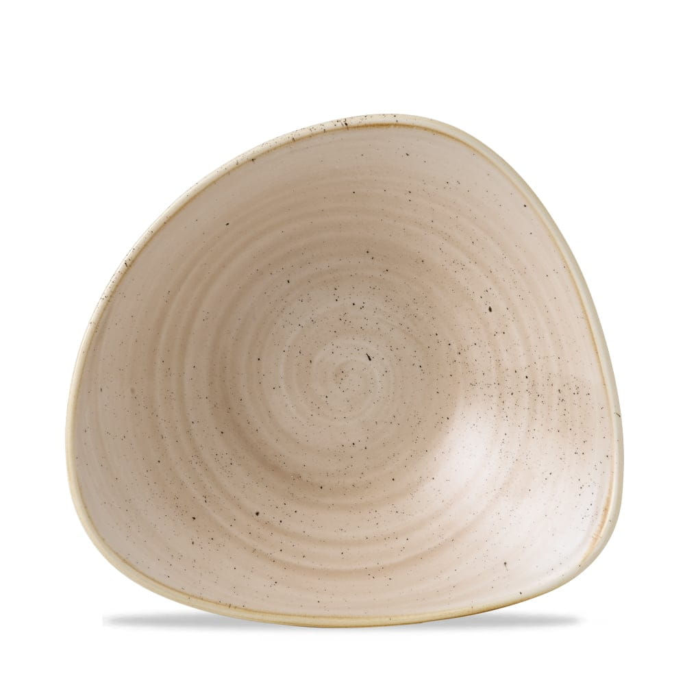 Schale dreieckig 24cm STONECAST nutmeg cream