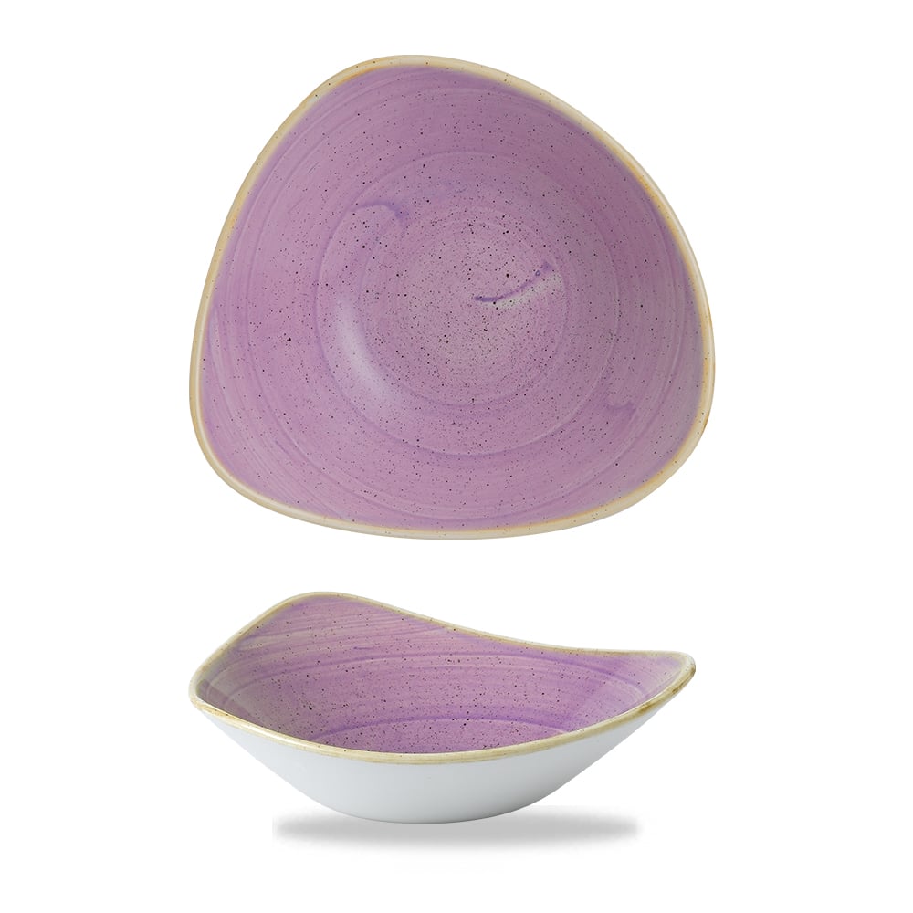 Schale dreieckig 23,5cm STONECAST lavender