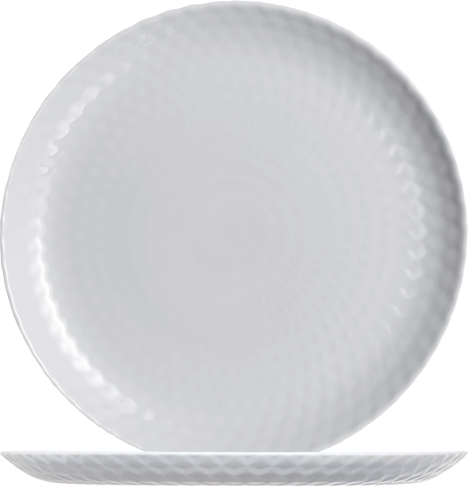 Teller flach Ø25cm PAMPILLE granit