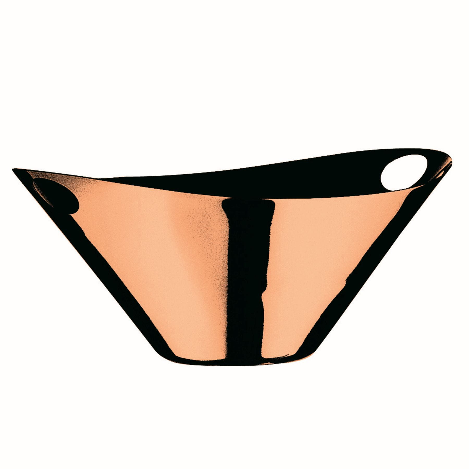 Korb 22x20cm mit Griffen PVD BRONZO