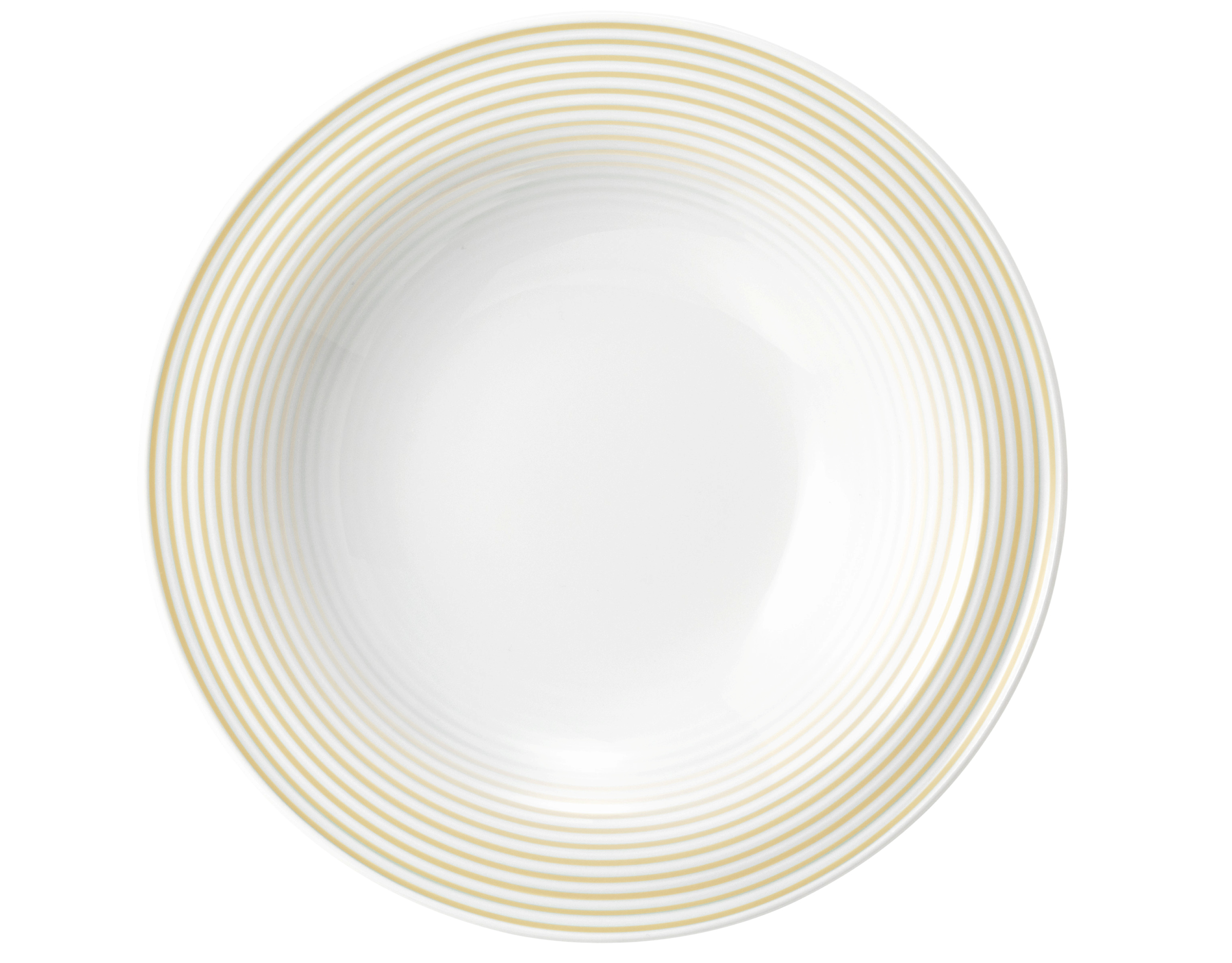 Teller rund mit Relief tief 19cm BLUES sandbeige