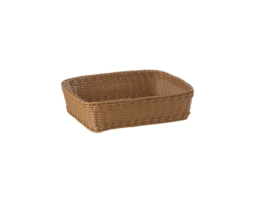 Korb rechteckig 40x30cm H:10cm PROFI LINE hellbraun