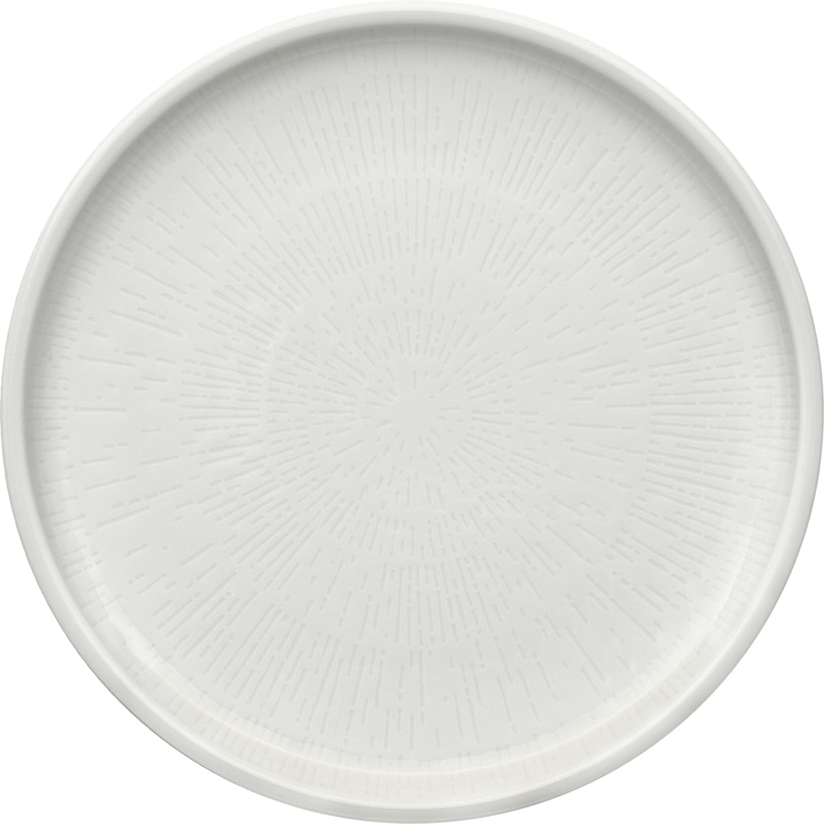 Teller flach rund coup Struktur 21cm SHIRO