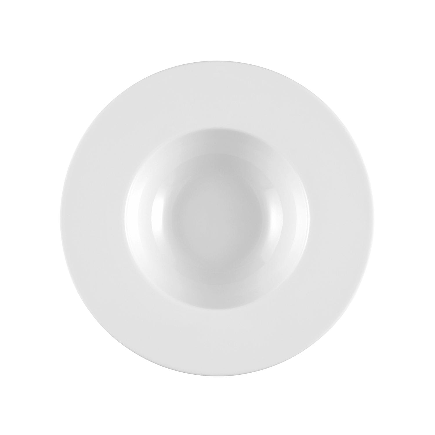 Eventteller tief rund 26cm MANDARIN weiß