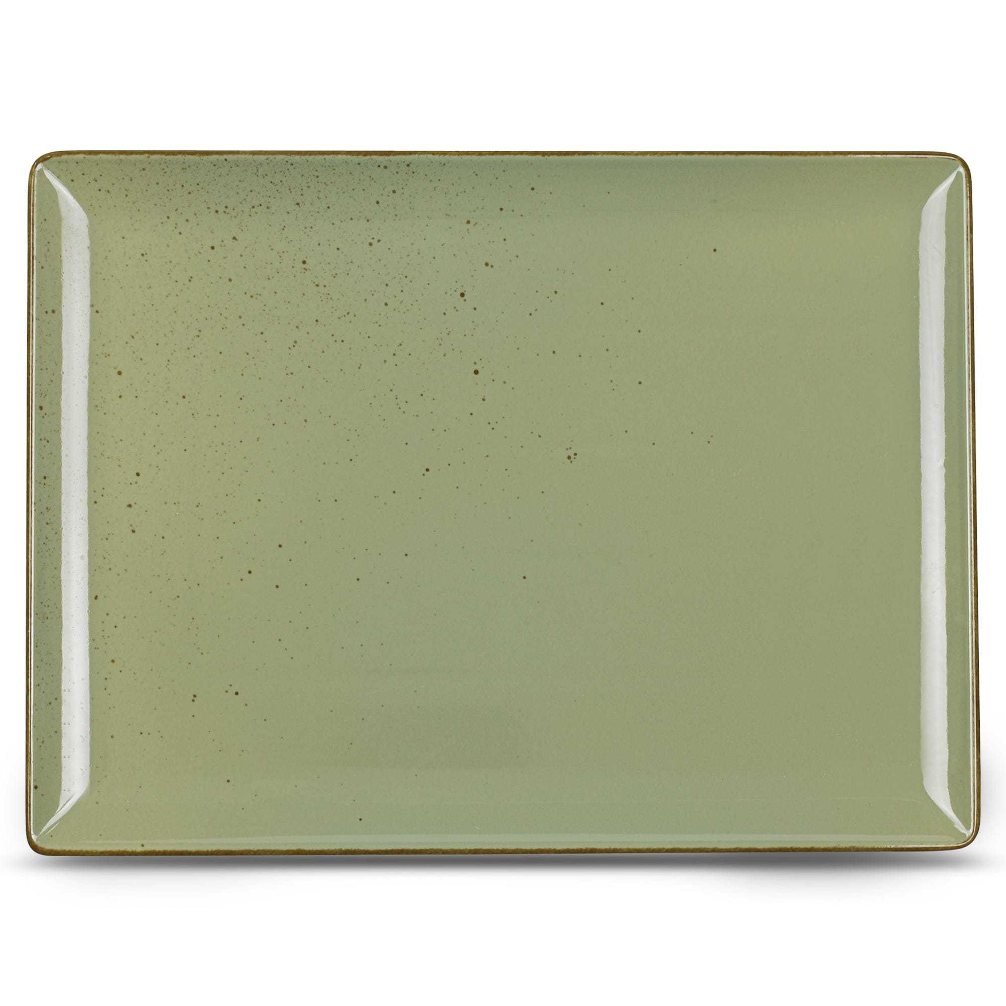 Platte eckig 35,5x26,5cm SMART olive smash