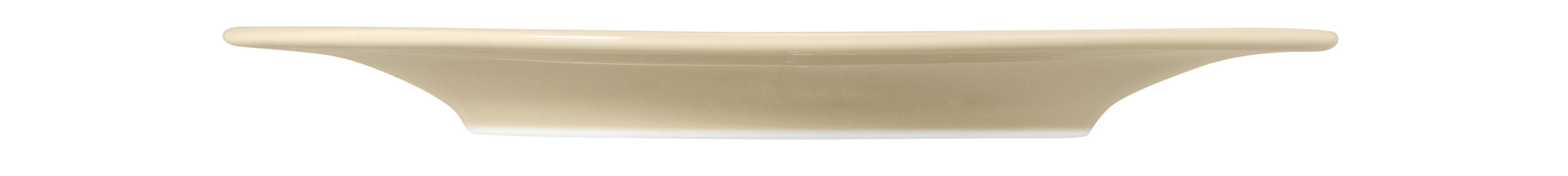 Teller rund mit Relief flach rund 17cm BEAT sandbeige