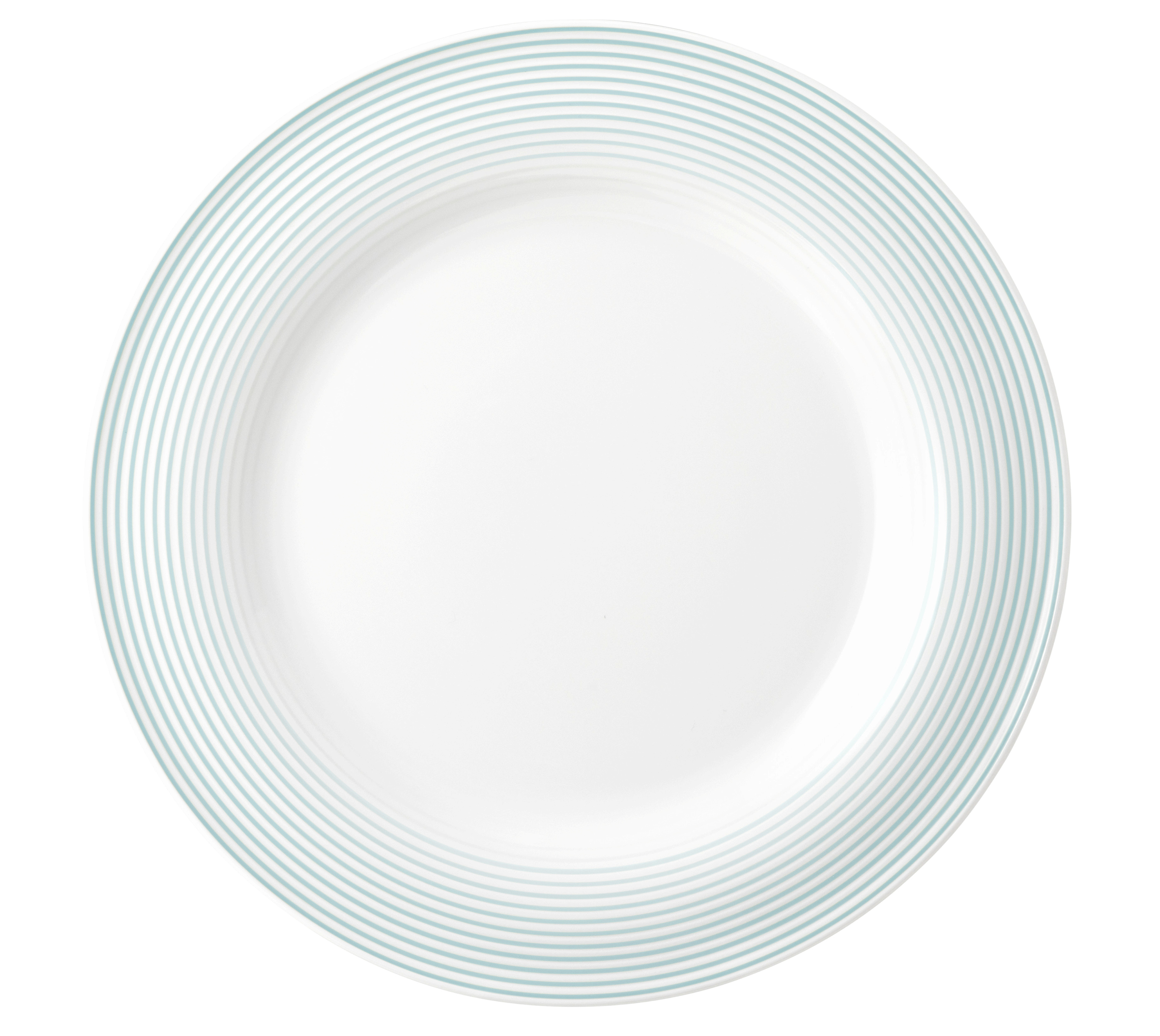 Teller rund mit Relief flach 26cm BLUES arktisblau