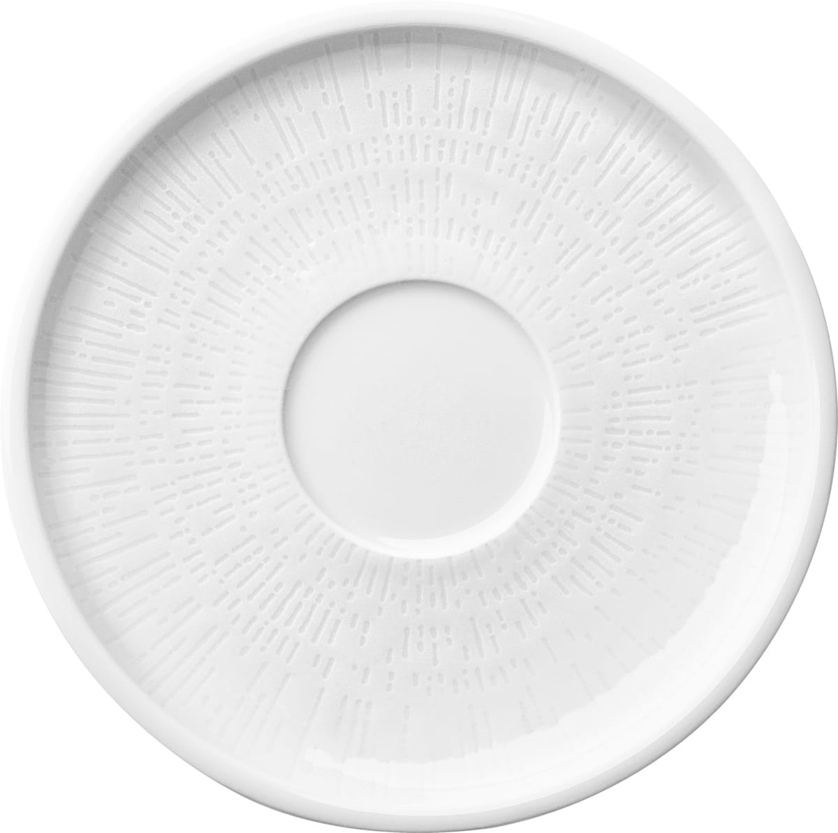 Kombi-Untertasse rund Struktur 17cm SHIRO