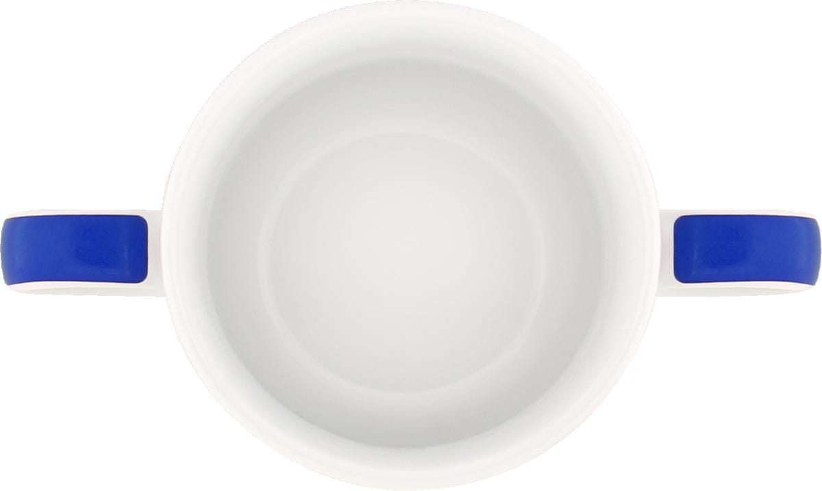 Spezialbecher Relief 2 Henkel 0.30l DONNA SENIOR DUNKELBLAU