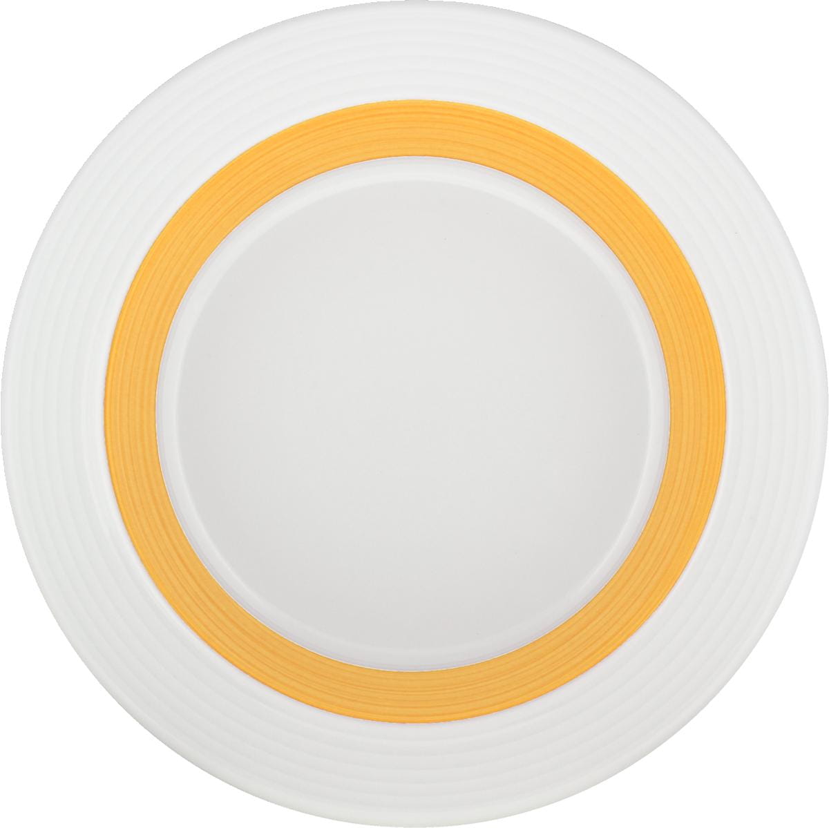 Spezialteller Fahne Relief 23cm INVITA DIALOG PINSELBAND sonnengelb