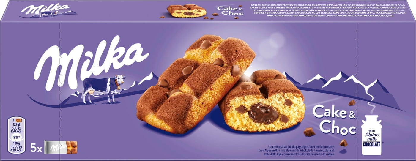 Milka Cake Choc Minikuchen