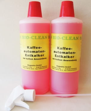 2 Stück Kaffee-Automaten-Entkalker 1L BIO CLEAN