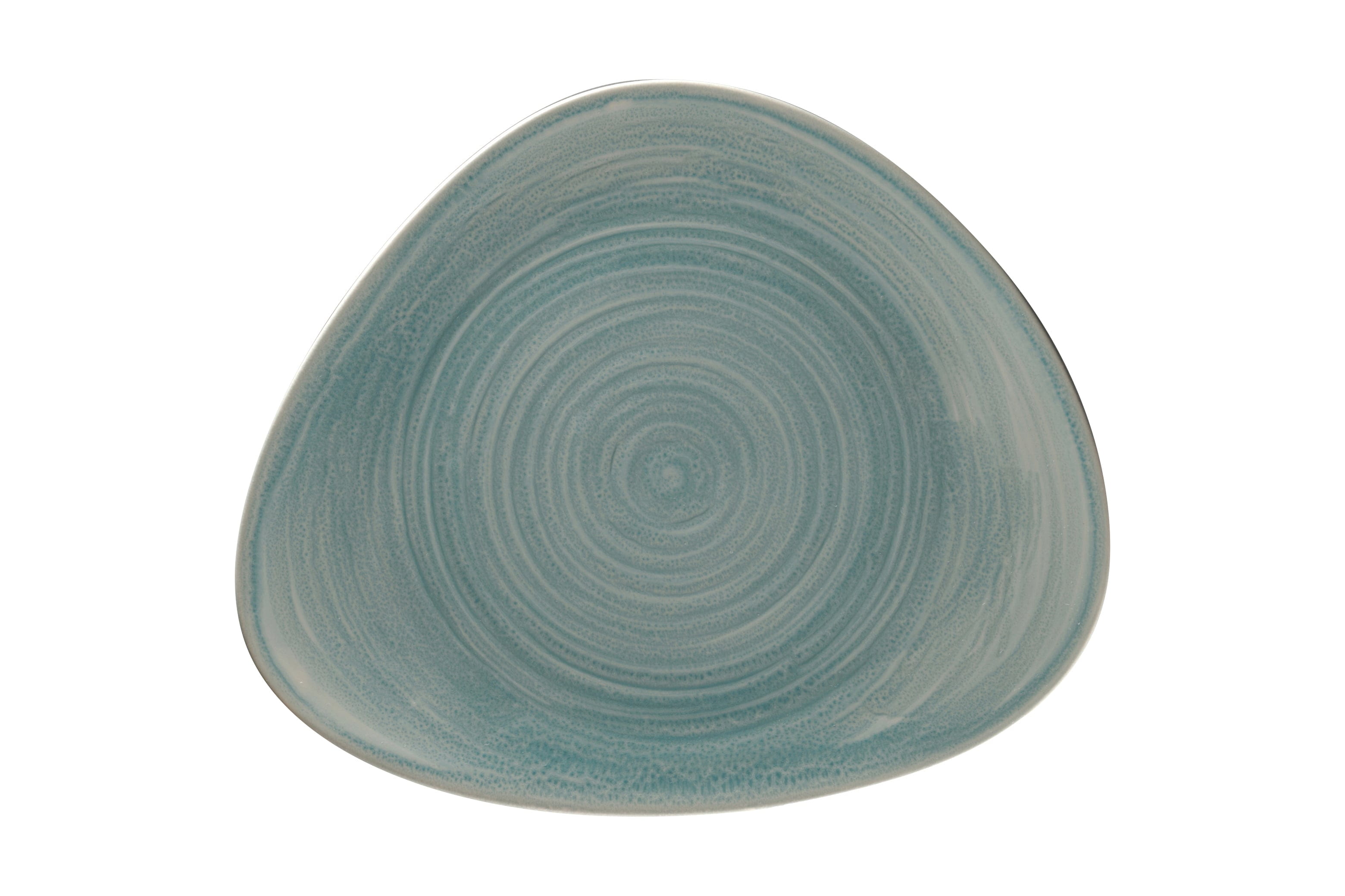 Teller organisch 31,7x26,6cm RAKSTONE SPOT saphire