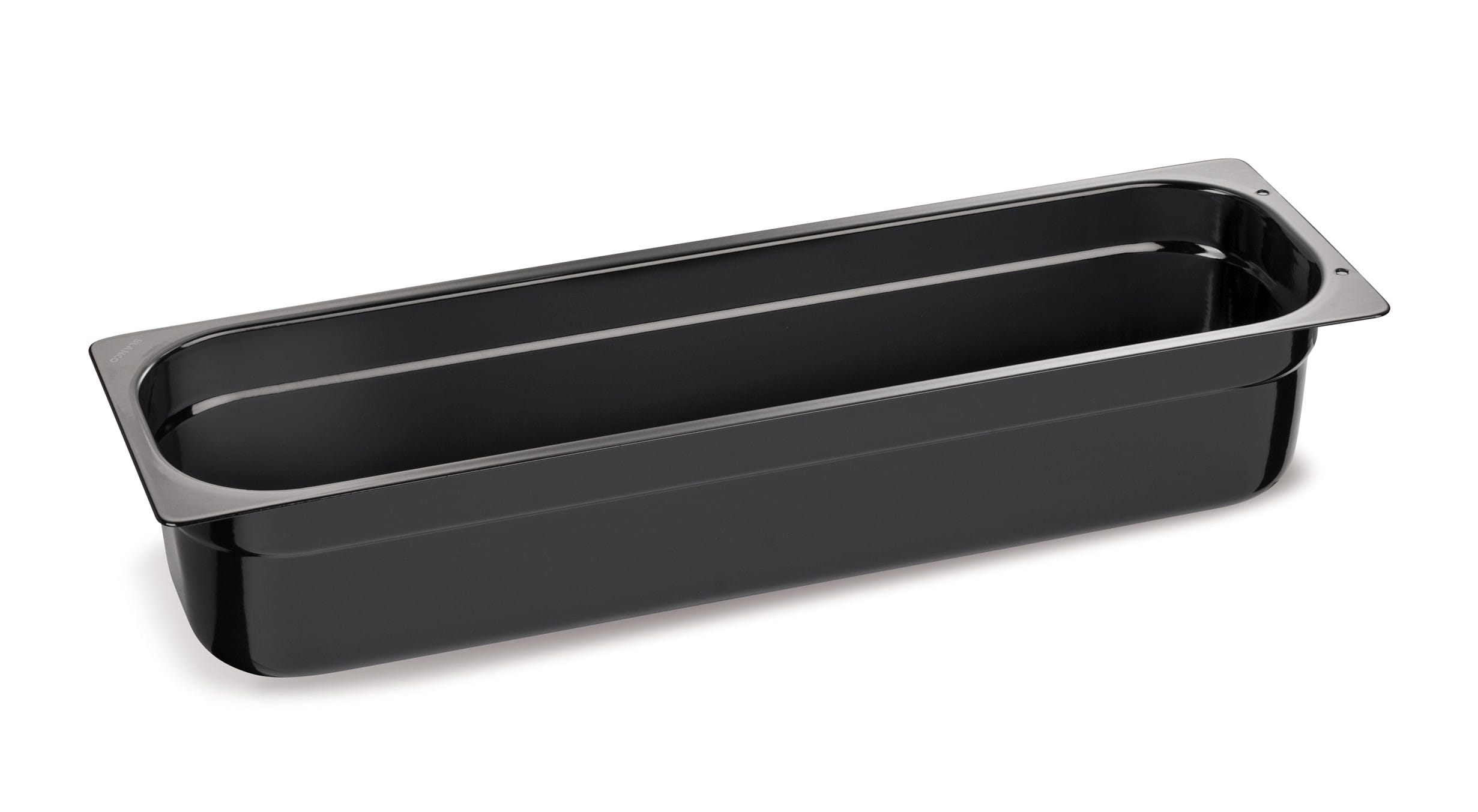 GN-Behälter 2/4-100 emailliert schwarz