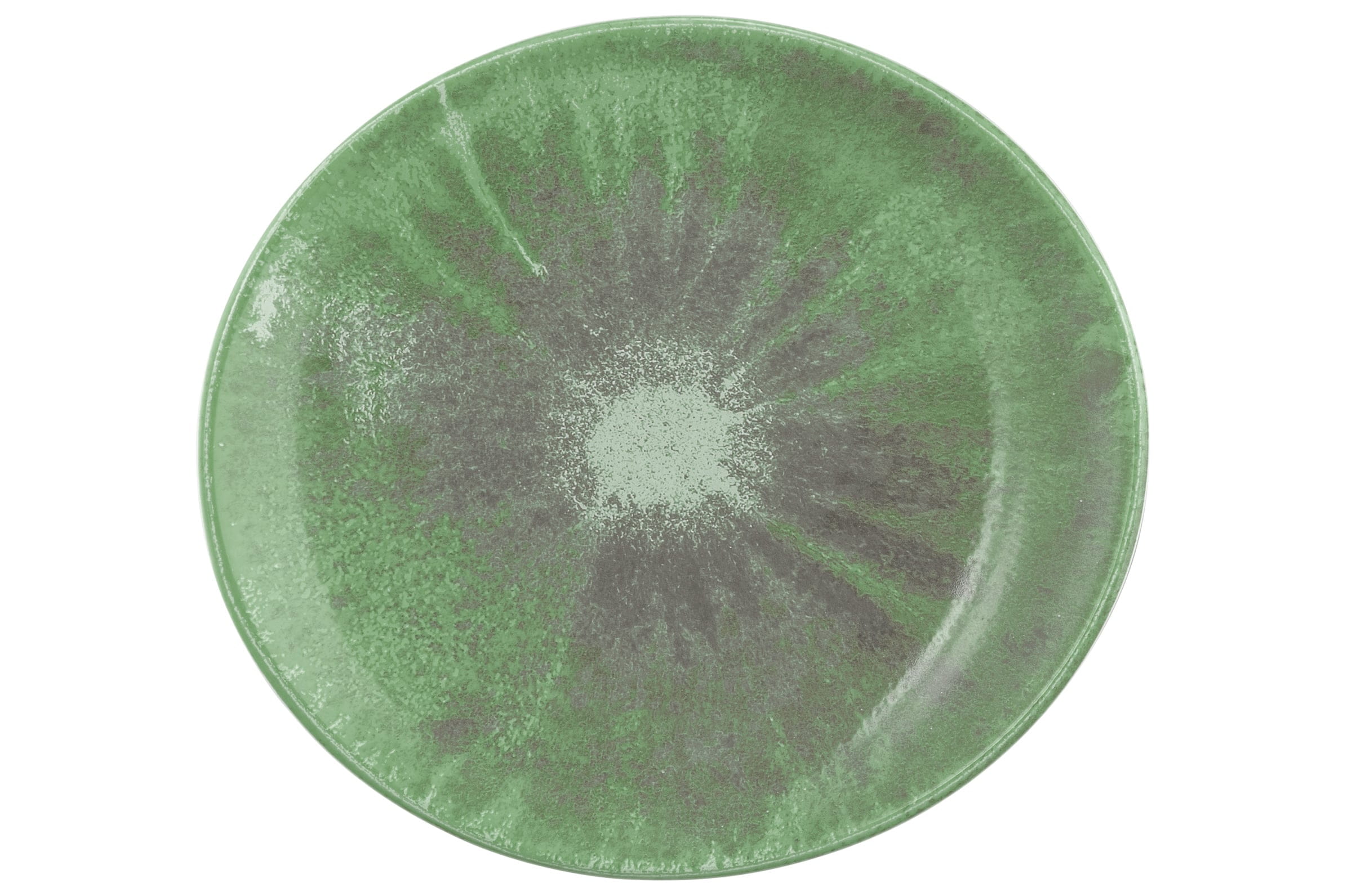 Teller oval oval 5195 25cm MODERN LIFE batik matcha