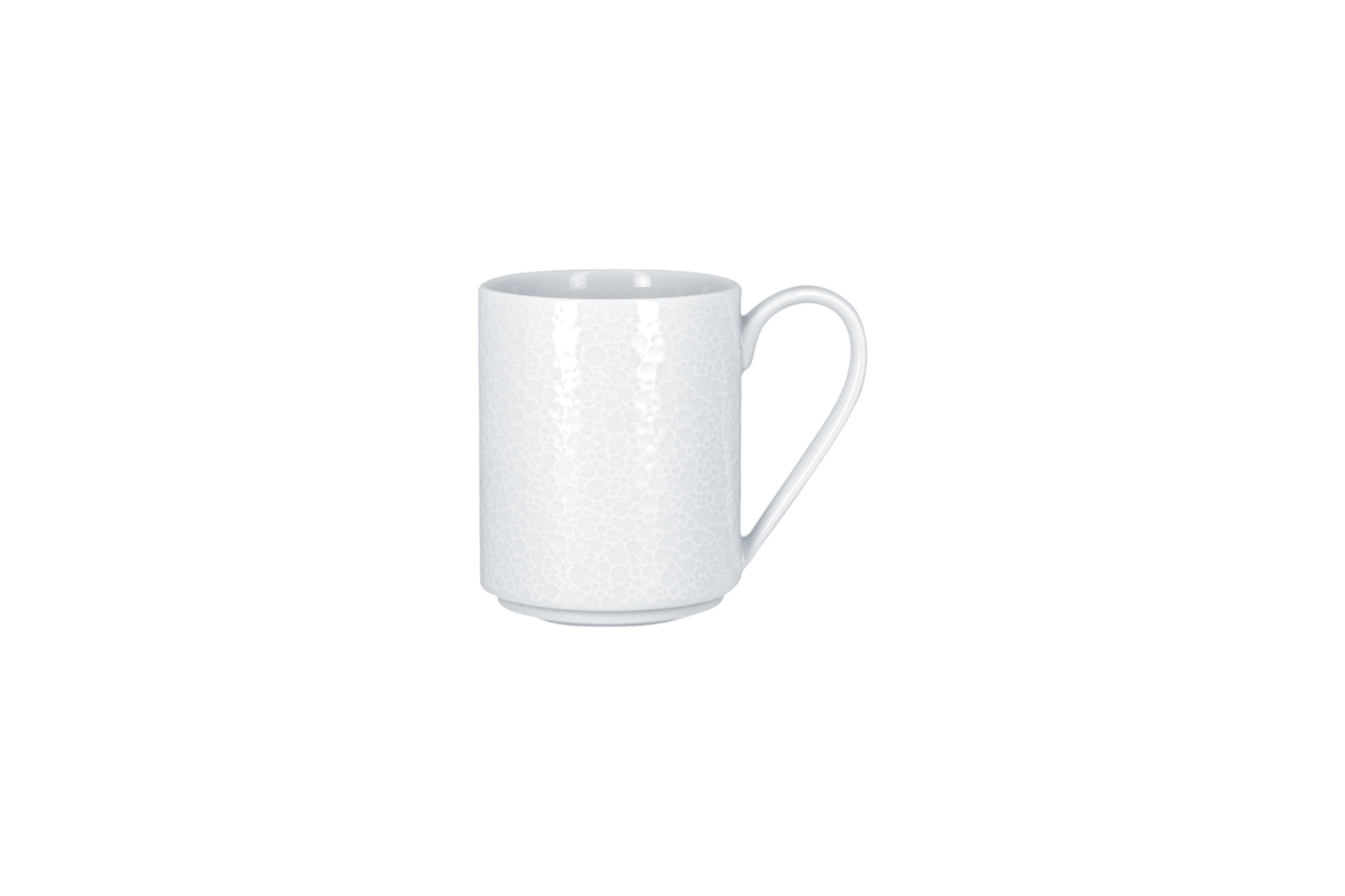Kaffeebecher Ø8cm H10cm 0,36L CHARM white