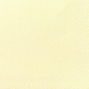 250 Stück Zellstoff Serviette 40x40 3-lagig 1/4 champagner