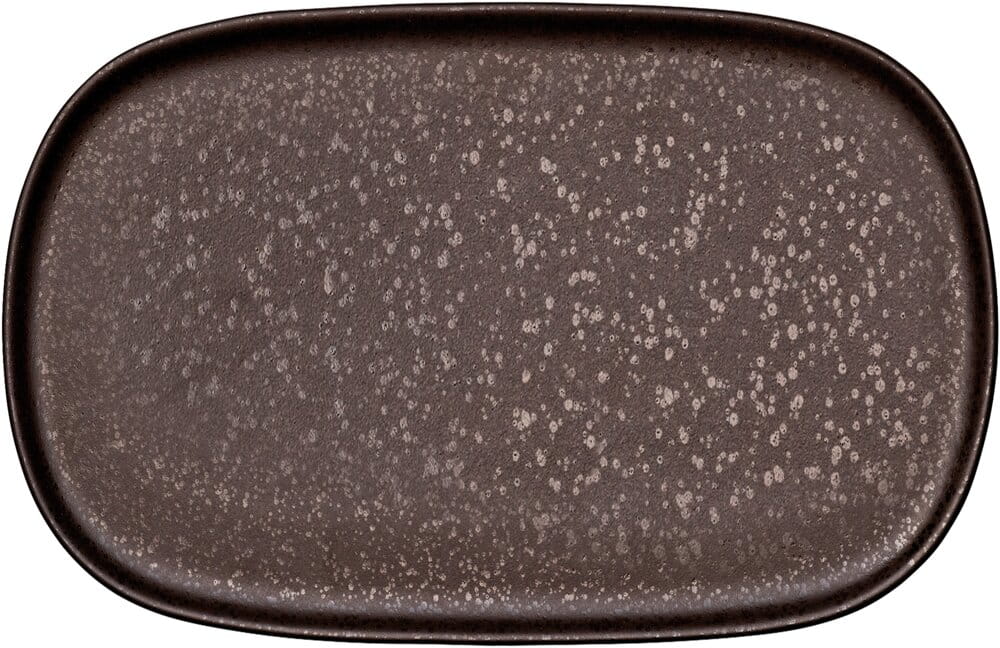 Platte flach coupe 17cm NIVO MOKKA