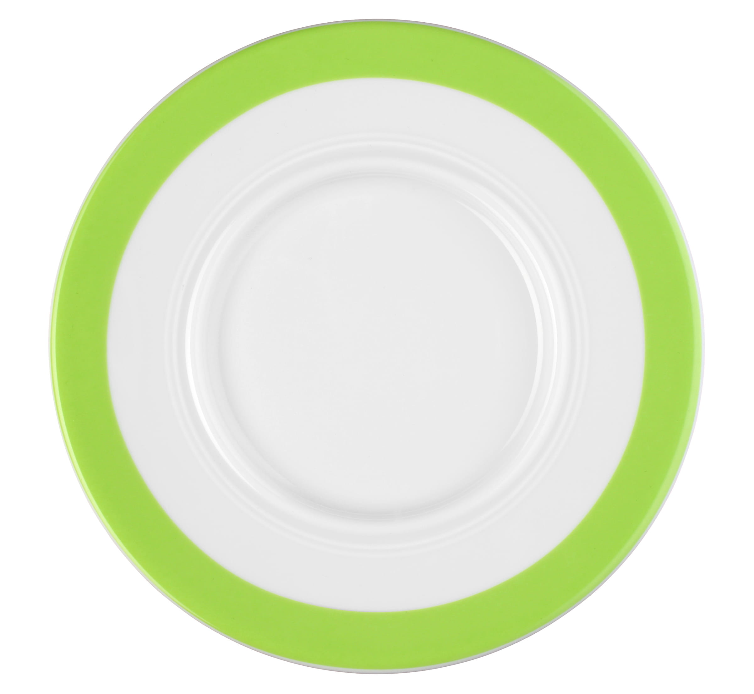 Kaffeeuntertasse rund mit Relief 1 15,5cm VITALIS grünes band
