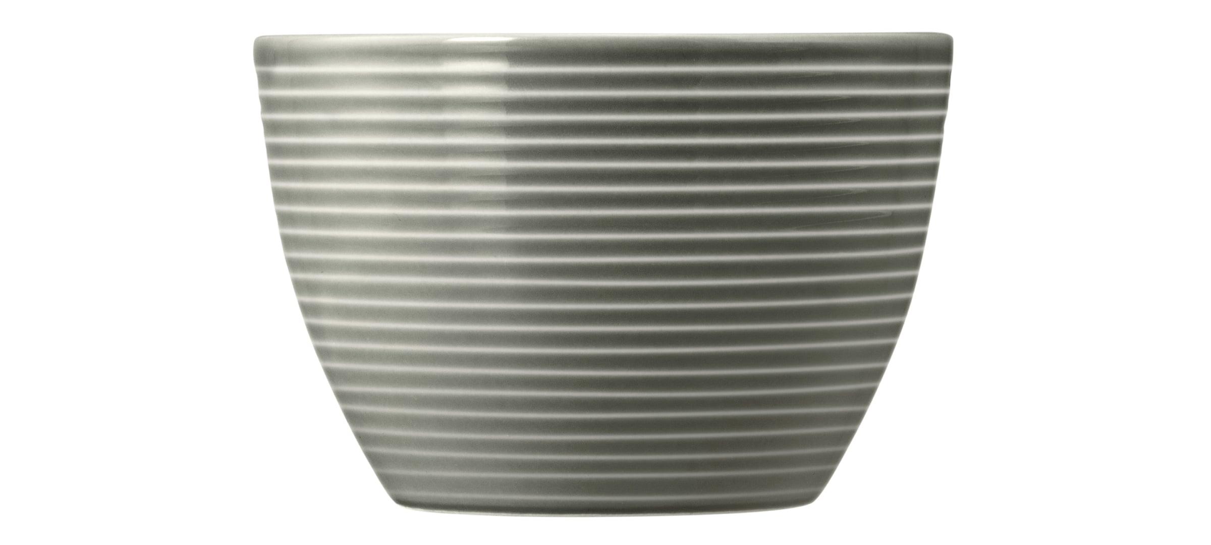 Zuckerdosen-Unterteil rund mit Relief 0,27l m.Relief BEAT perlgrau