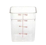 Vorratsbehälter eckig 7,6l Polycarbonat klar