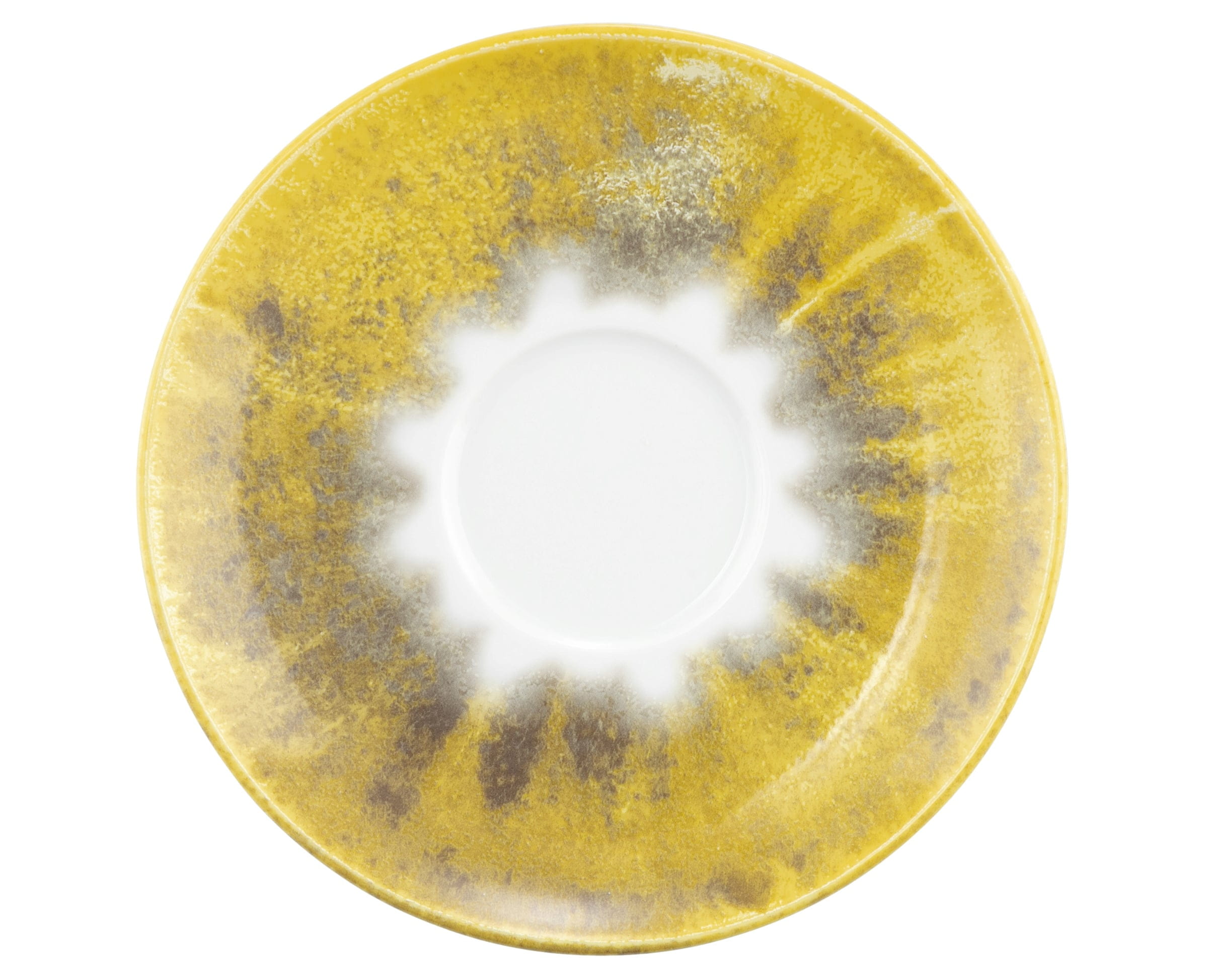 Kaffeeuntertasse rund 1164 MODERN LIFE batik kurkuma