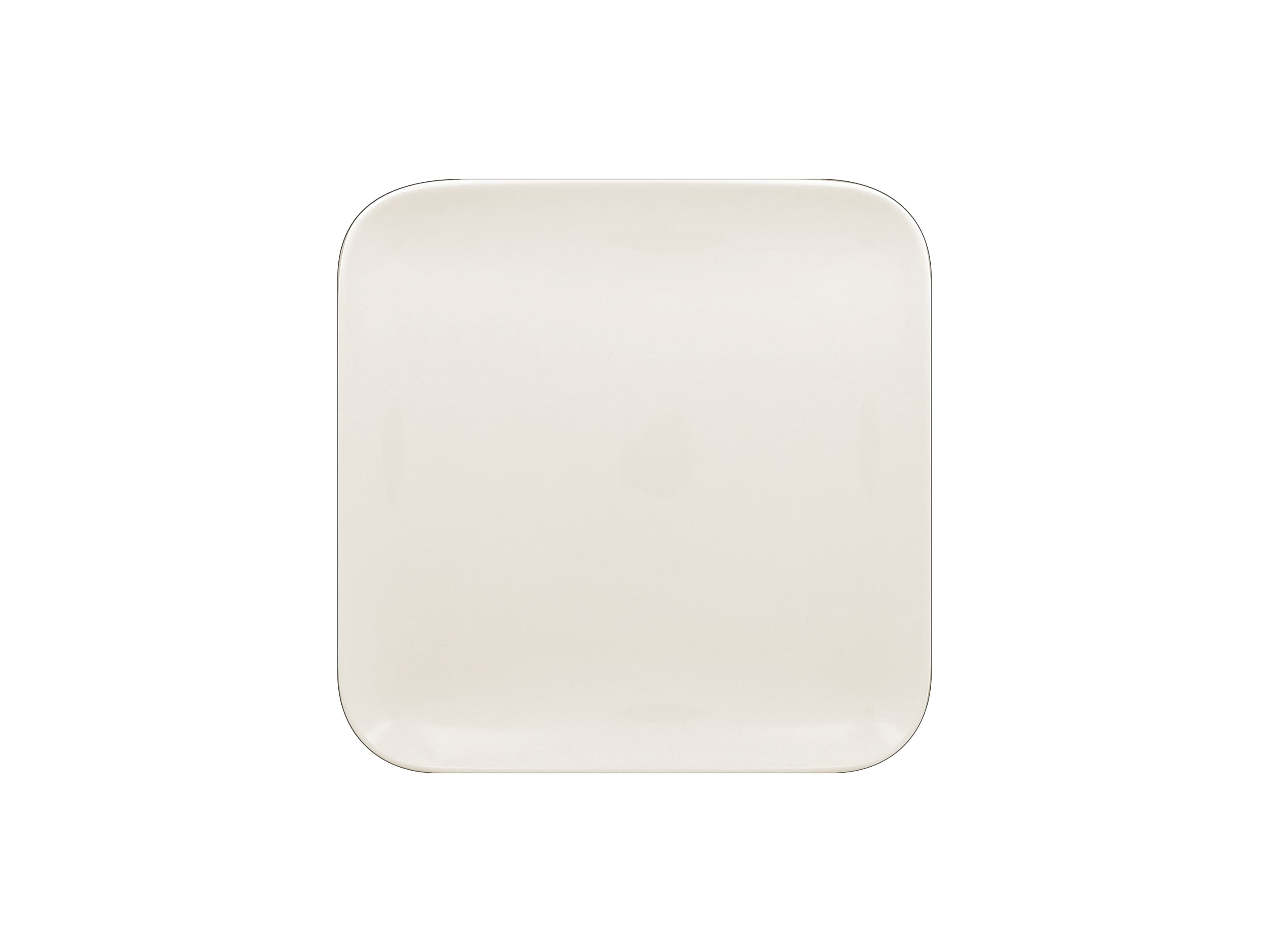 Teller eckig 21,8x21,8x1,7cm AUREA white