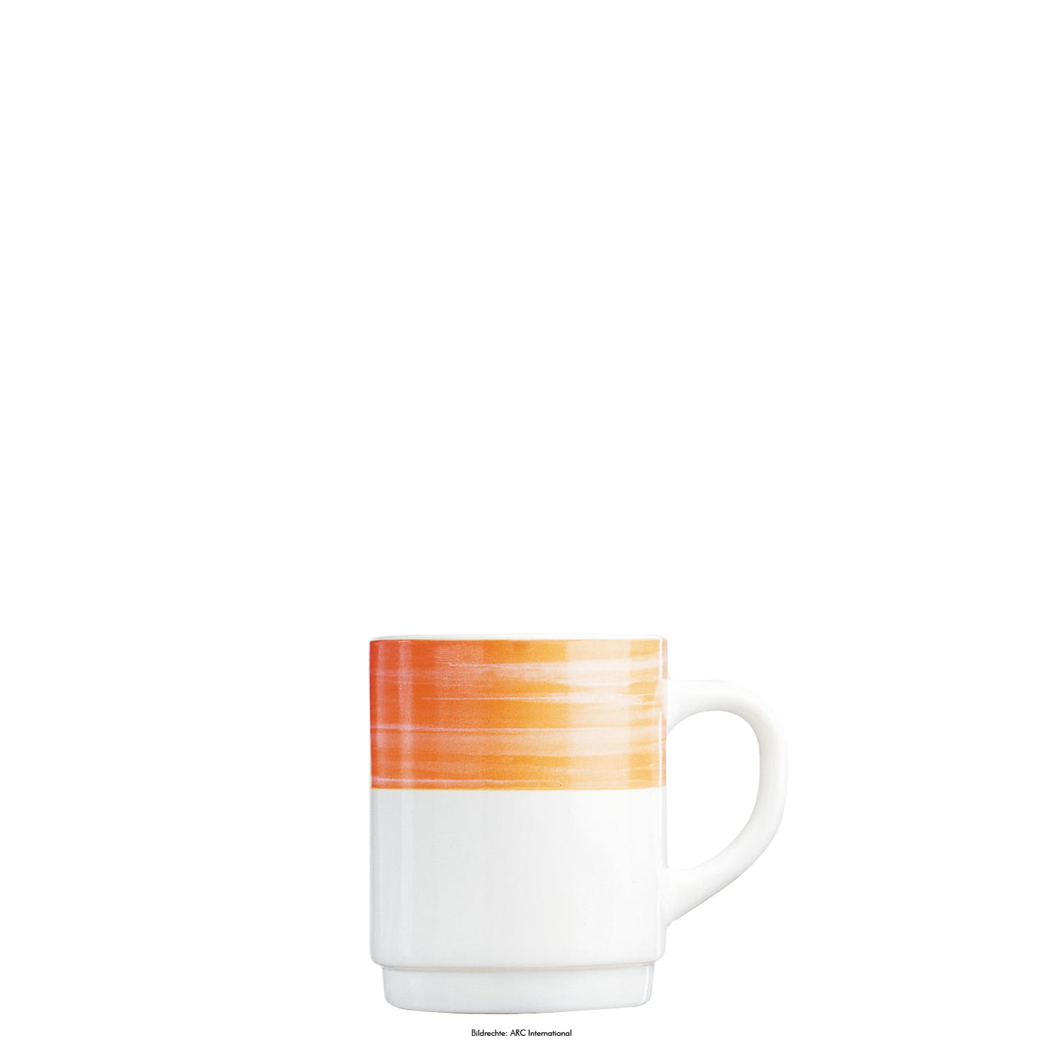 Kaffeebecher 0,25l stapelbar BRUSH ORANGE