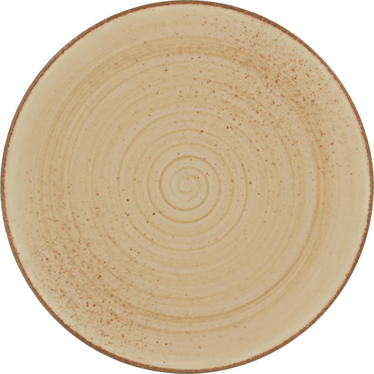Teller flach rund coup 20cm MODERN RUSTIC sand