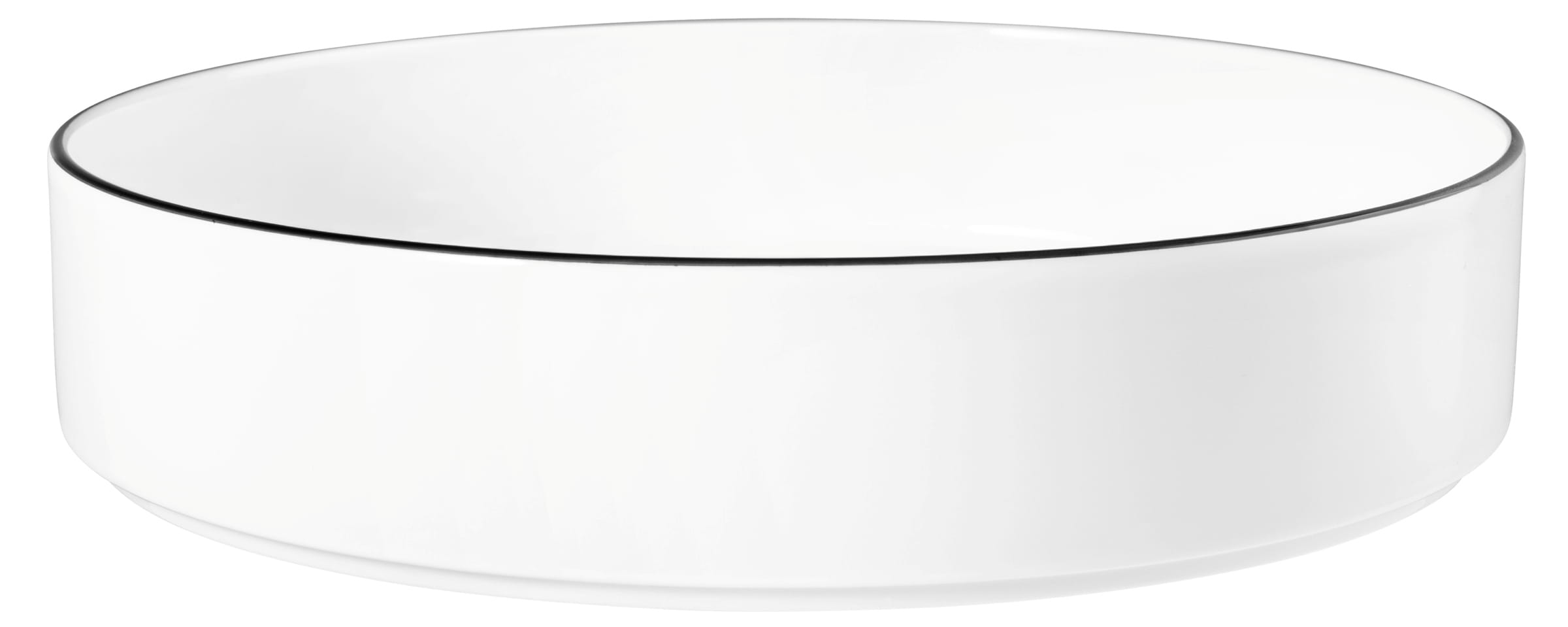 Schale rund halbhoch 26cm M5399-26 GOOD MOOD black line