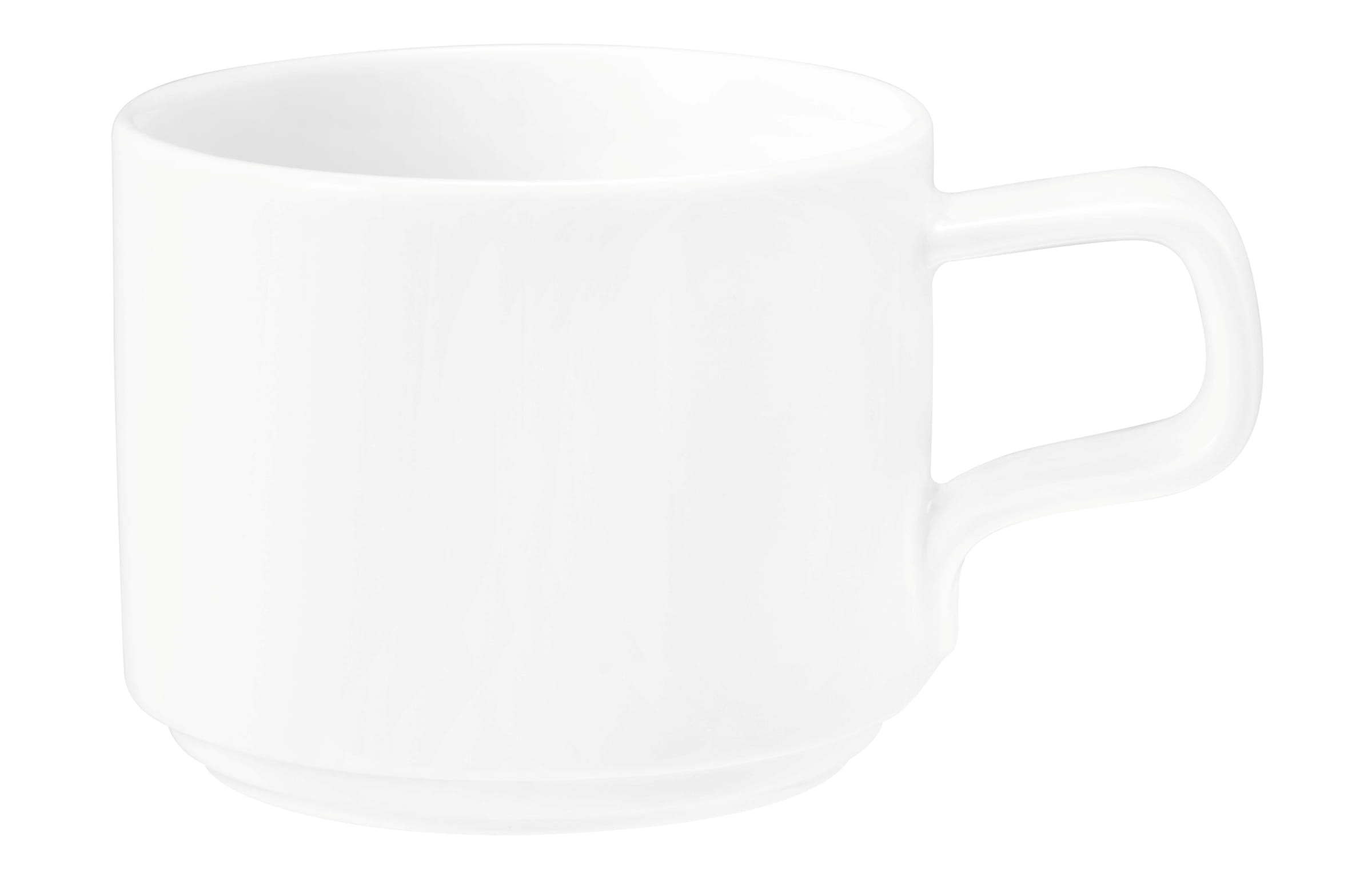 Kaffeetasse rund 0,25l GOOD MOOD weiss