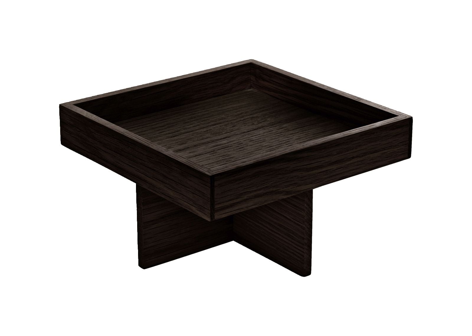 Menage eckig 18x18cm auf Fuß H 8cm ANANTI wenge