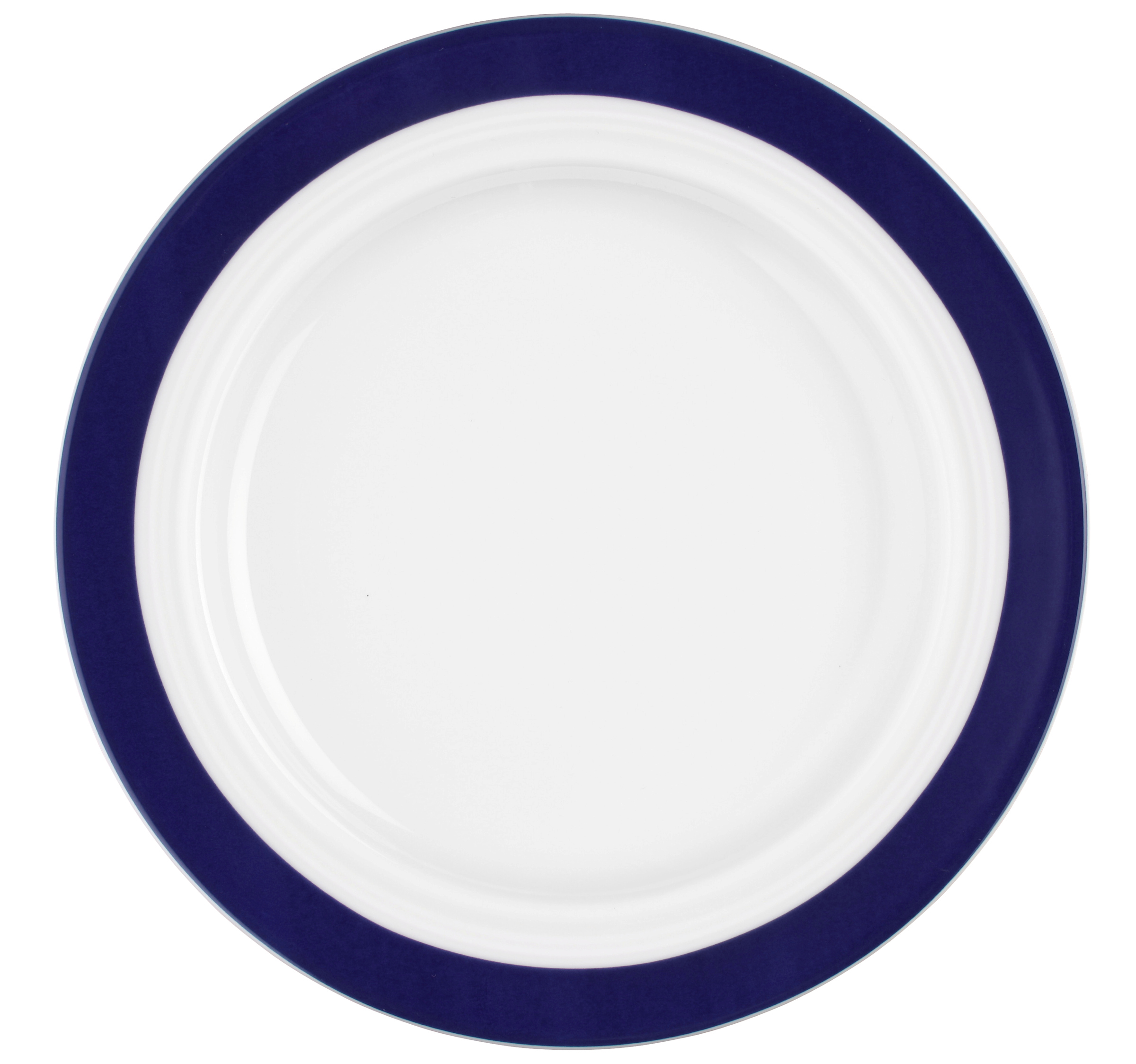 Teller rund mit Relief flach 20cm VITALIS blaues band