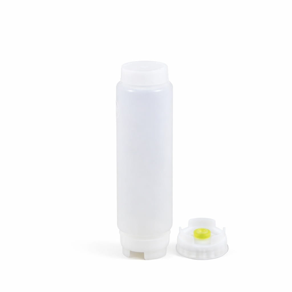 Dosierflasche FIFO 946ml klar mit Silikonmembran