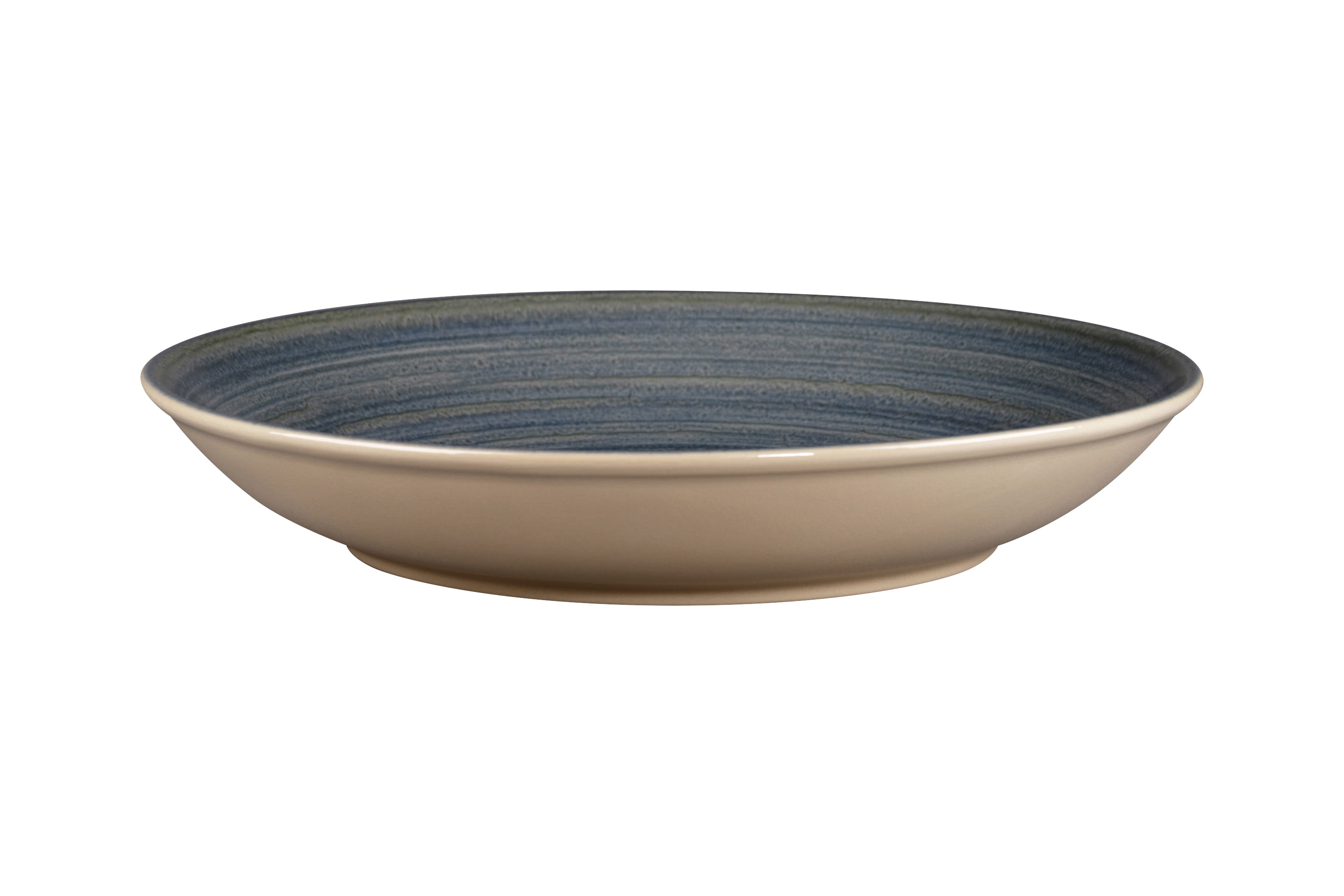 Teller tief coup 30cm RAKSTONE SPOT jade blue