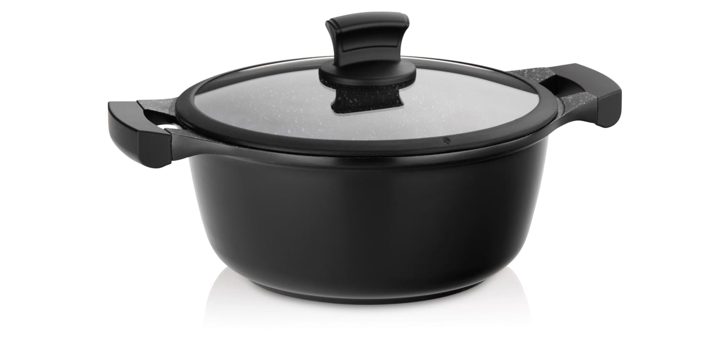 Kochtopf Ø24cm H11cm 3,5L STELLA NOVA schwarz