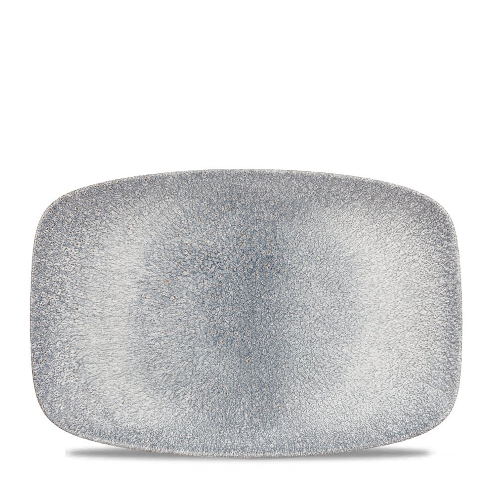 Platte Chefs eckig 30x19,9cm RAKU Topaz blue