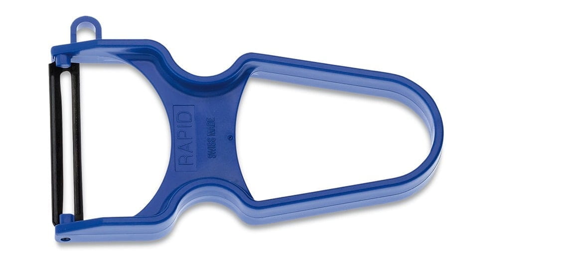 Sparschäler mit Pendelklinge blau