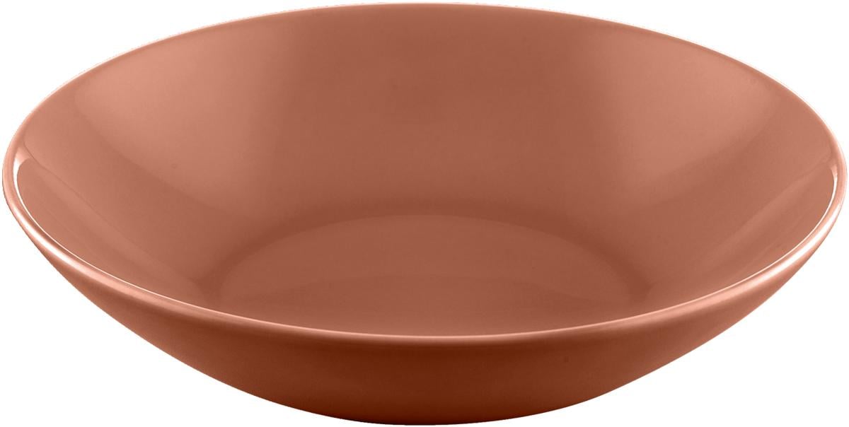Teller tief rund coup 18cm SANDSTONE ORANGE UNI