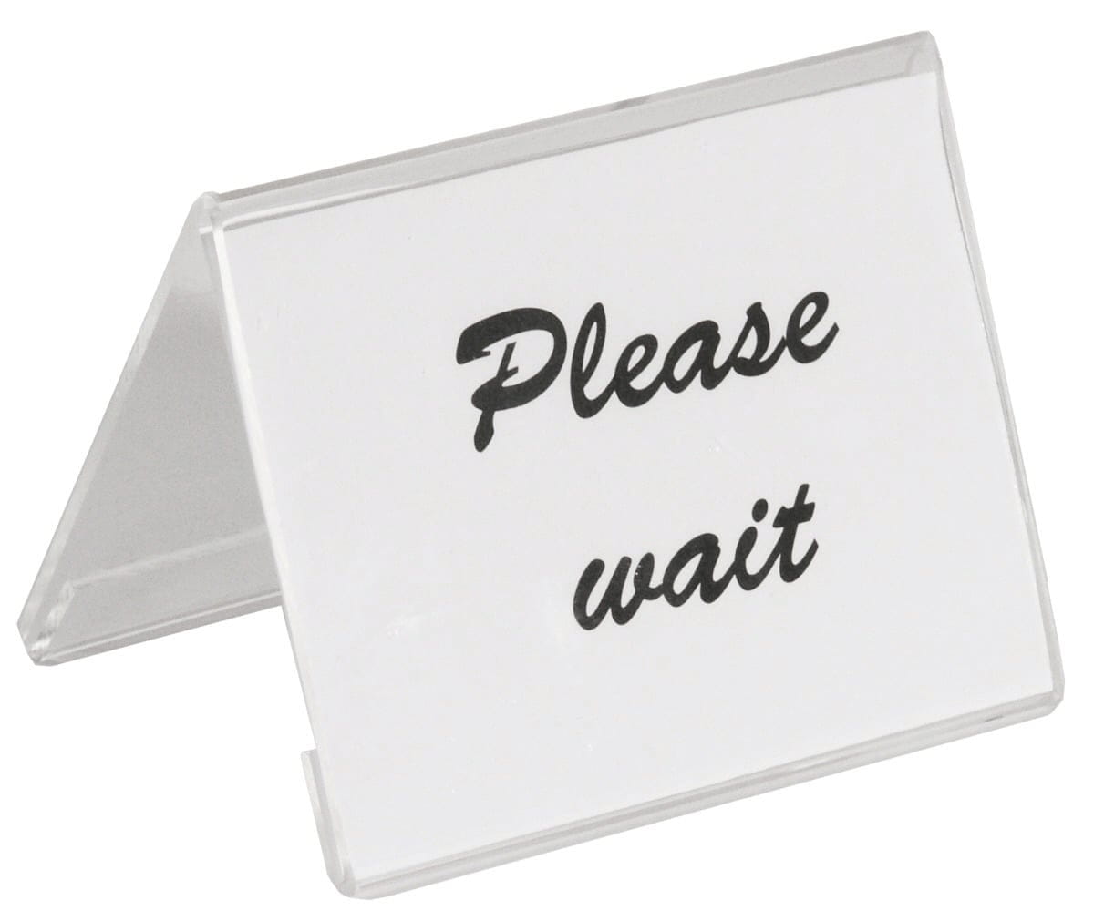 Aufsteller 10,5x8cm Acryl