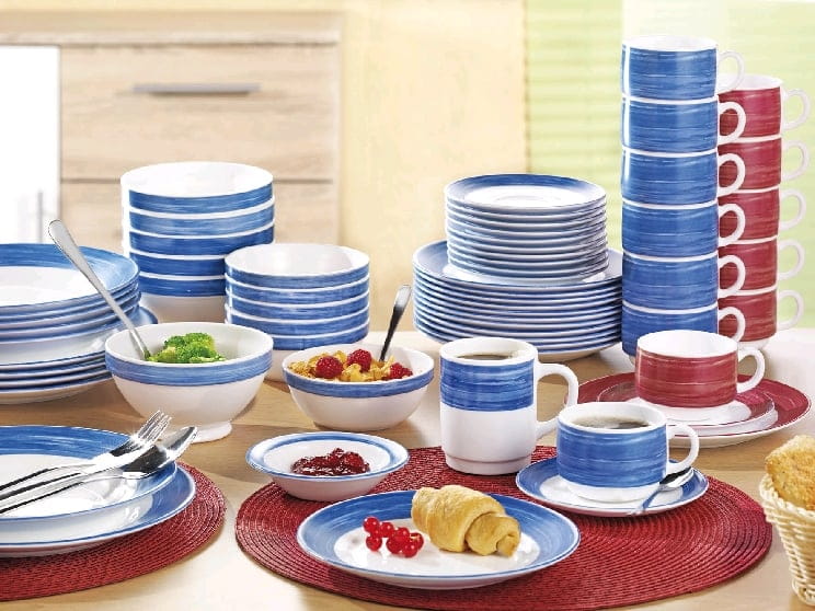 Schale 0,9L BRUSH blue jean stapelbar