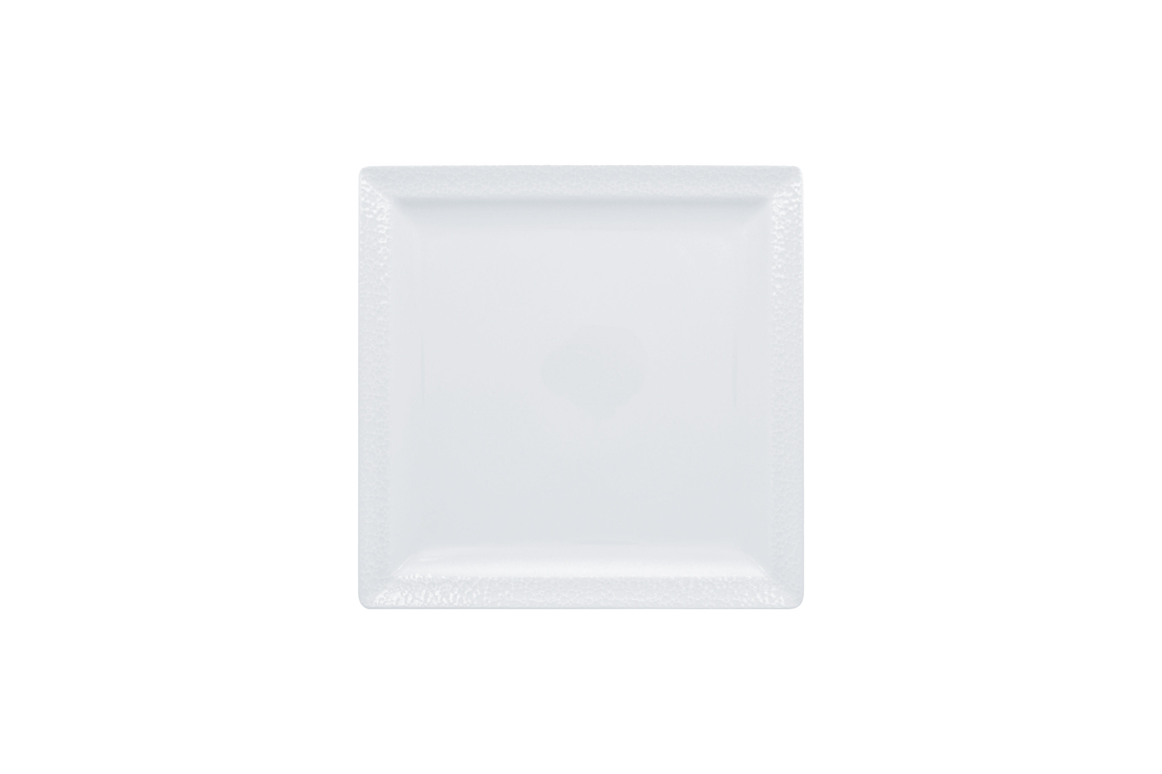 Teller flach quadratisch 24,3x24,3x2,4cm CHARM white